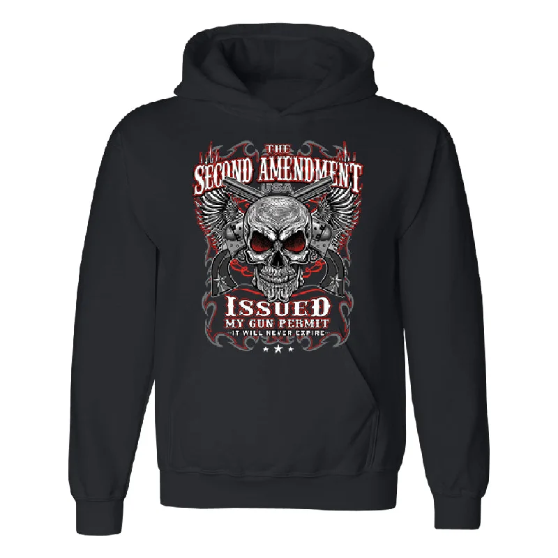 Zexpa Apparel™ Second Amendment Never Expire Skull Unisex Hoodie Souvenir Sweater Seamless Knitted Crochet Zexpa Apparel™ Second Amendment Never Expire Skull Unisex Hoodie Souvenir Sweater Seamless Knitted Crochet