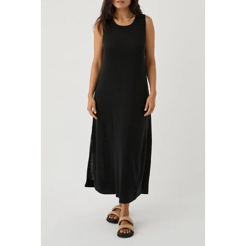 Arcaa Brie Long Dress - Black Tunics Versatile stylish