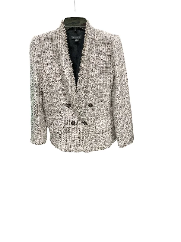 Blazer By Ann Taylor In Black & Pink, Size: 10 Women's Navy Jacket