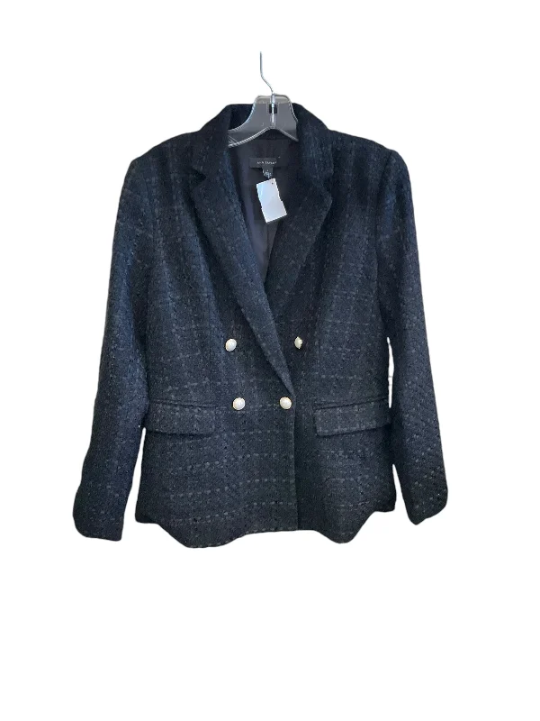 Blazer By Ann Taylor In Black, Size:4 Women's Patchwork Suit
