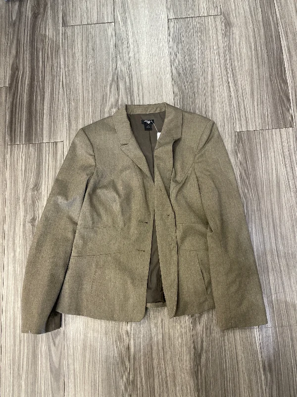 Blazer By Ann Taylor In Brown, Size: 12p Women's Premium Blazer