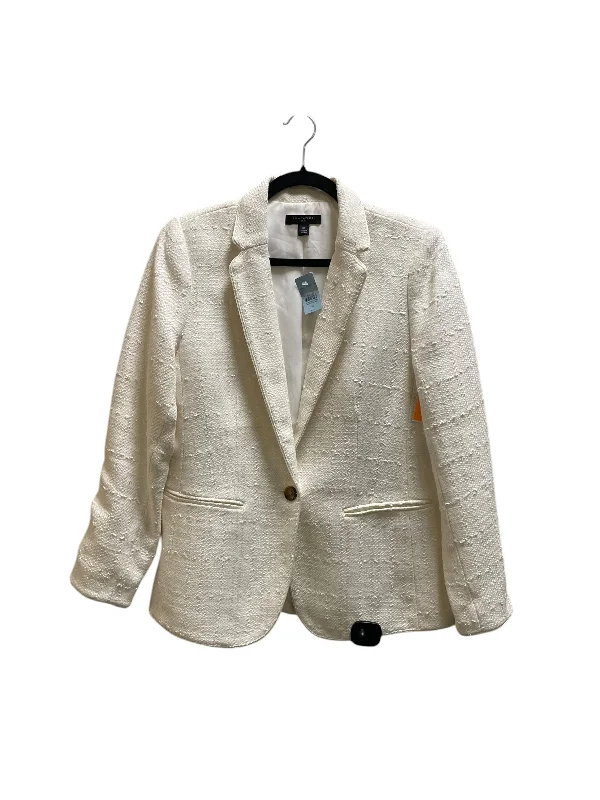 Blazer By Ann Taylor In Cream, Size: 10 Women's Banquet Suit