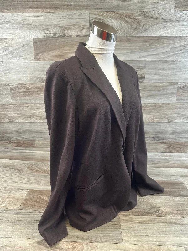 Blazer By Chicos In Brown, Size: L Women's Custom Jacket
