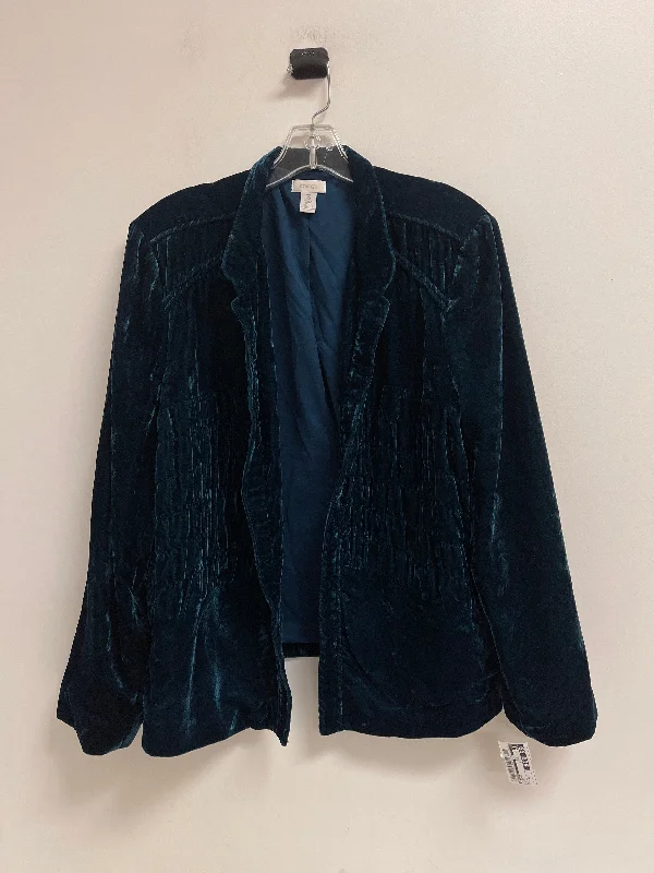 Blazer By Chicos In Teal, Size: Xl Women's Unique Blazer