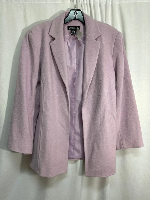 Blazer By Dialogue Qvc In Purple, Size: 1x Women's Boutique Suit