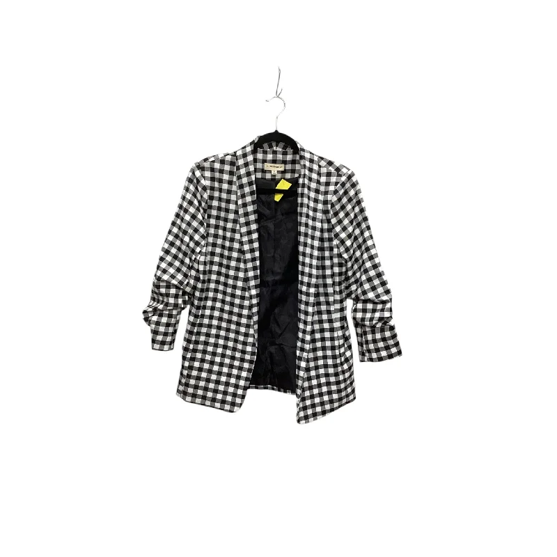 Blazer By Eesome In Checkered Pattern, Size: S Women's Party Jacket