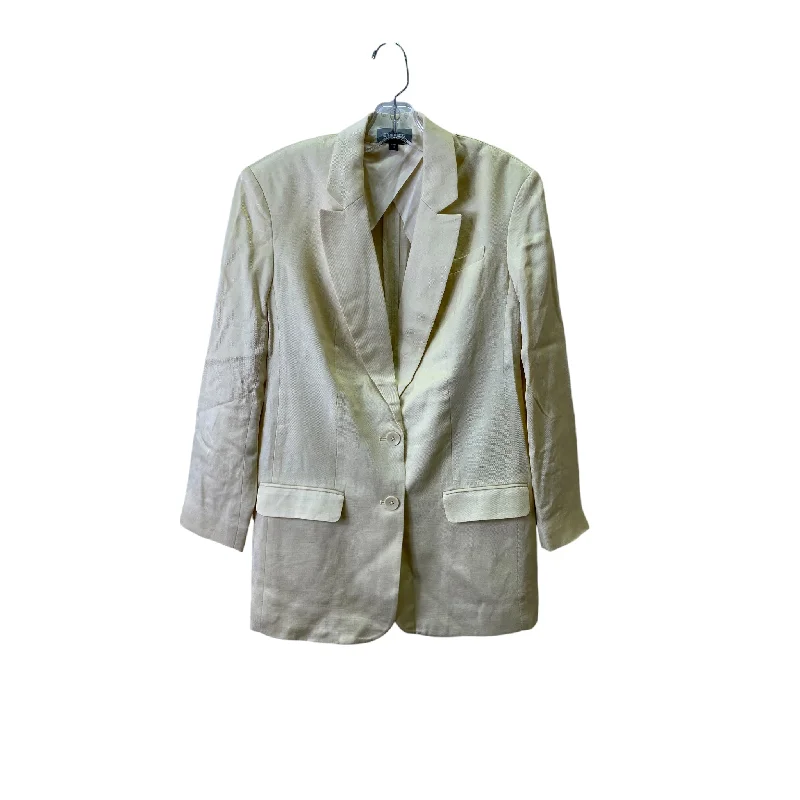 Blazer By Express In Yellow, Size:Xs Women's Trench Blazer