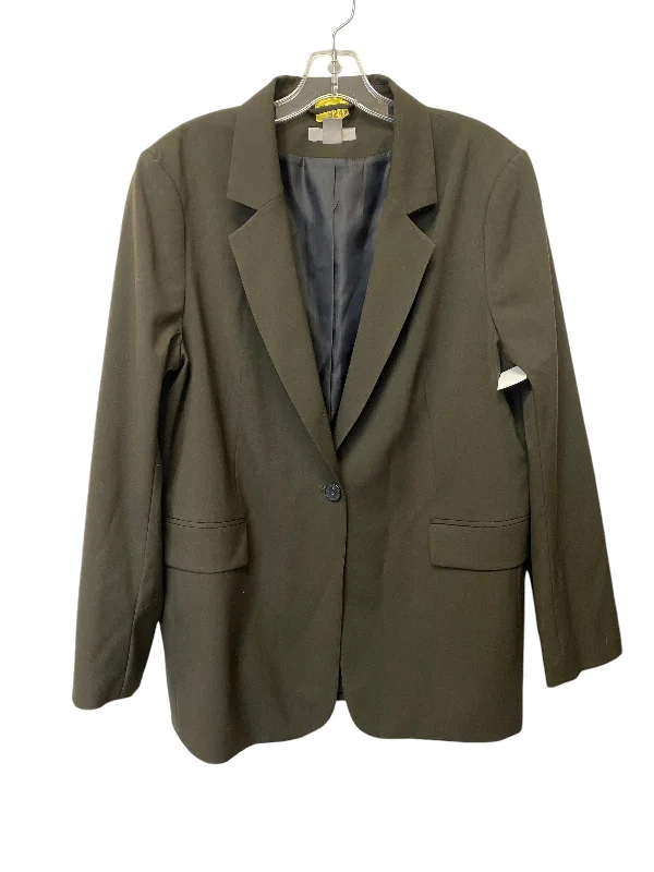 Blazer By H&m In Green, Size: L Women's Vintage Jacket