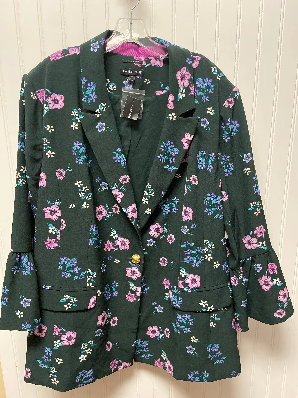 Blazer By Lane Bryant In Green, Size: 3x New Women's Blazer