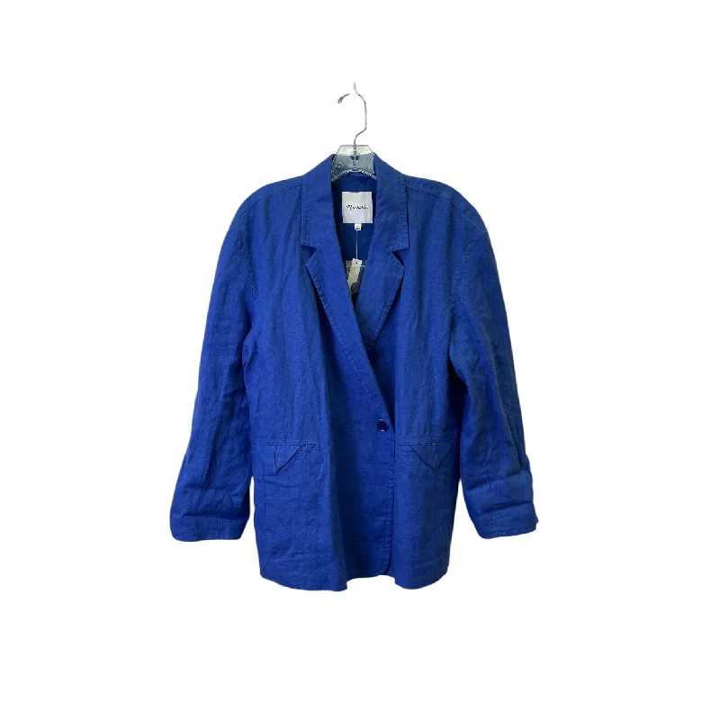 Blazer By Madewell In Blue, Size:L Women's Elegant Suit