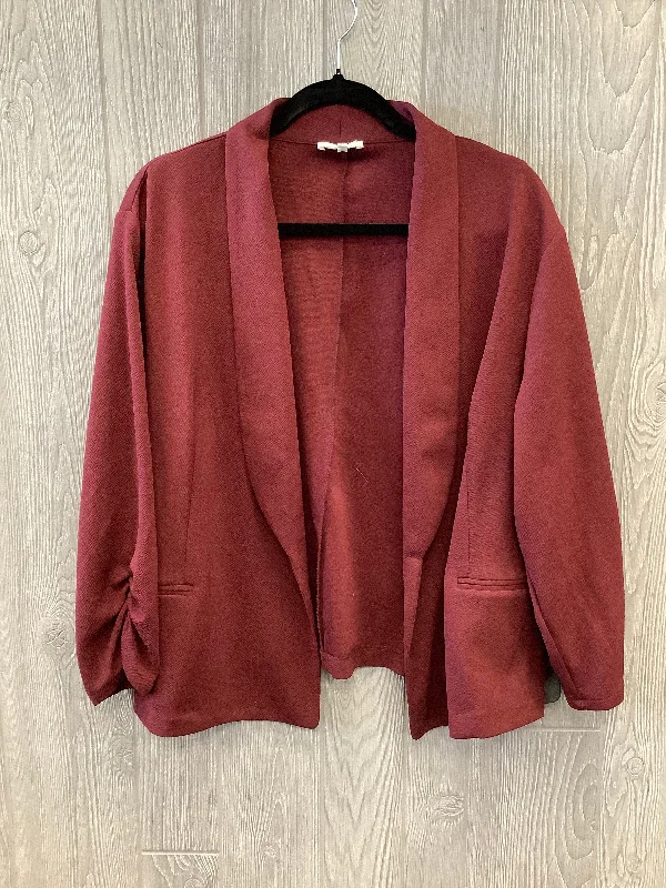 Blazer By Maurices In Red, Size: 3x Women's Boutique Suit