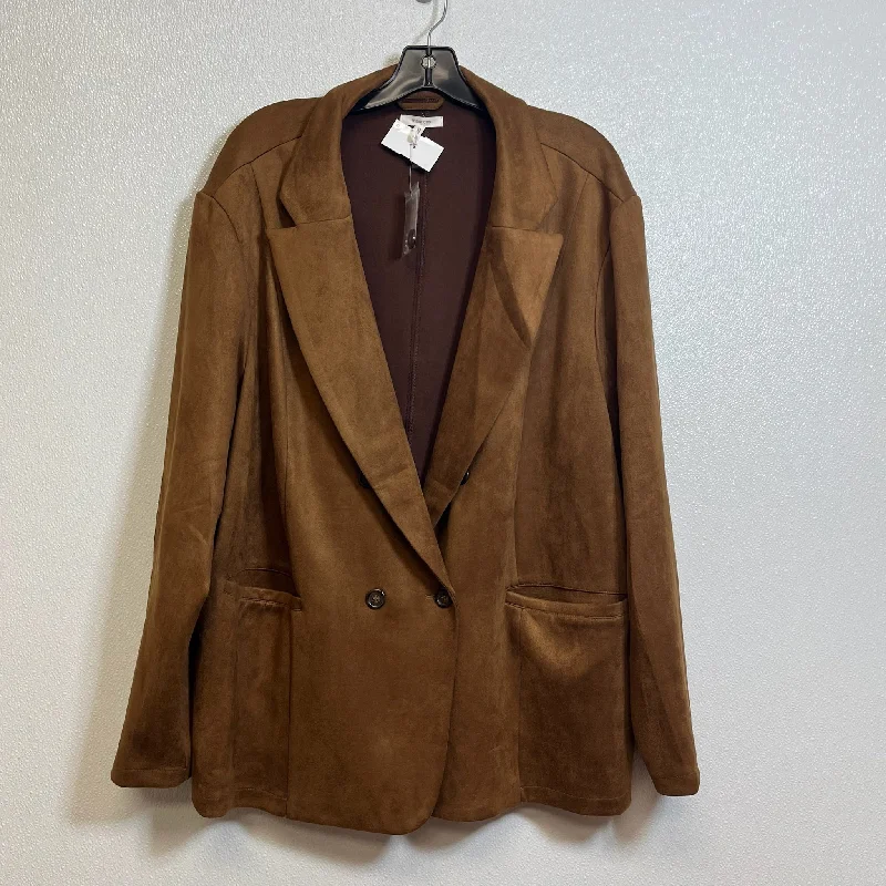 Blazer By Maurices O In Bronze, Size: 3x Women's Luxurious Suit