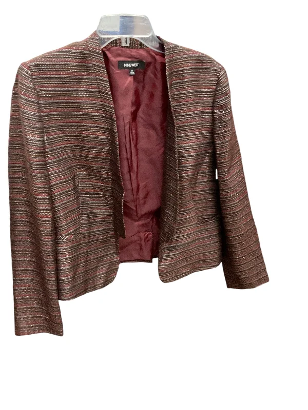 Blazer By Nine West Apparel In Maroon, Size: 14 Women's Boutique Suit