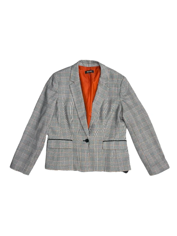 Blazer By Nine West In Grey, Size: 14 Women's Custom Jacket