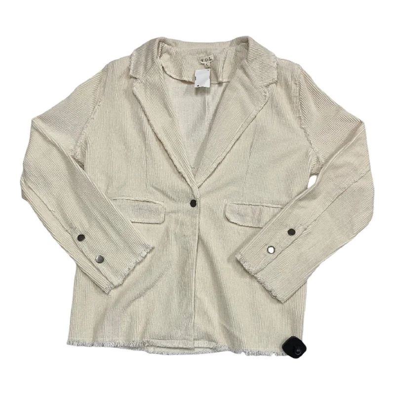 Blazer By Pol In Cream, Size: L Women's Vintage Suit