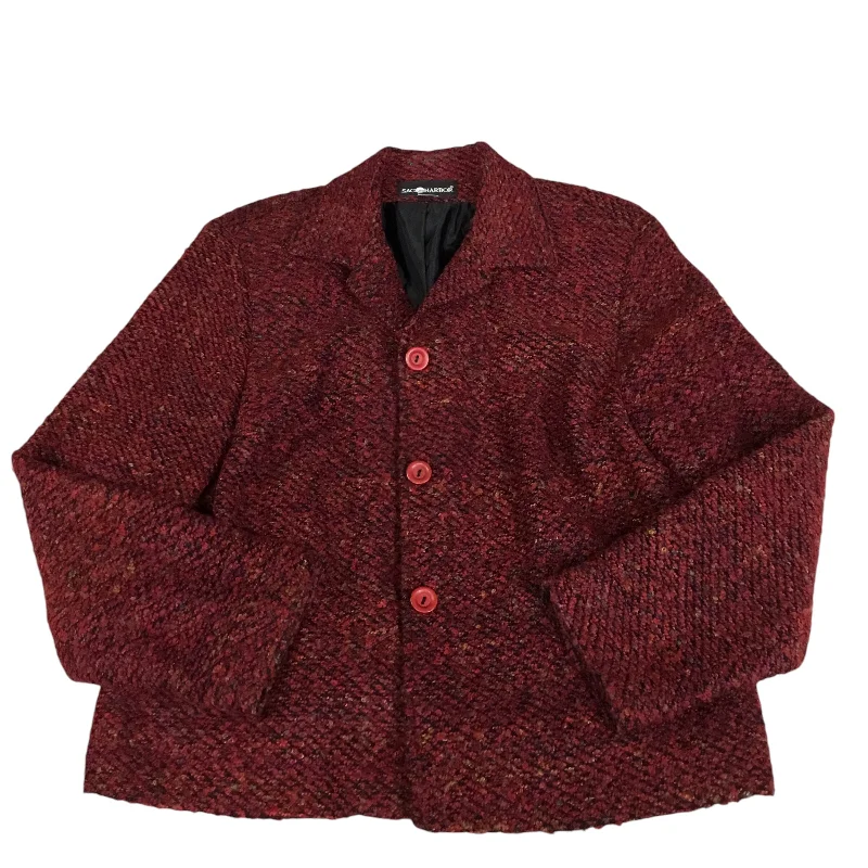 Blazer By Sag Harbor In Red, Size: 16 Women's Casual Suit