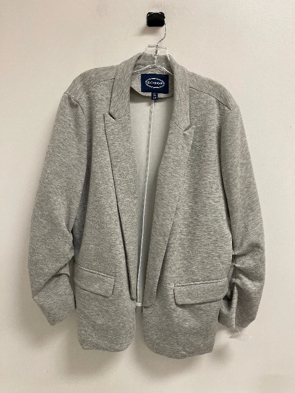Blazer By Scoop In Grey, Size: 2x Spring Women's Coat
