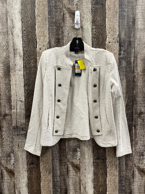 Blazer By Tommy Hilfiger In Striped Pattern, Size: S Women's Luxury Jacket