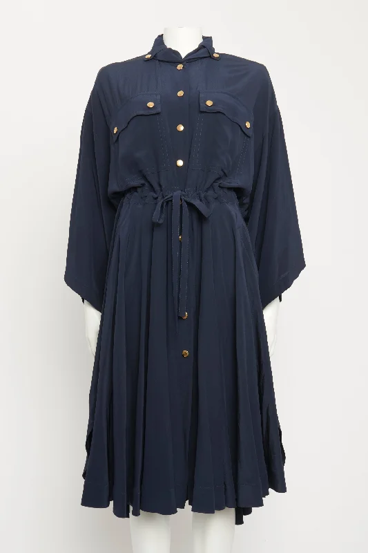 Chloe Silk Long Dress Tunics Chic elegant