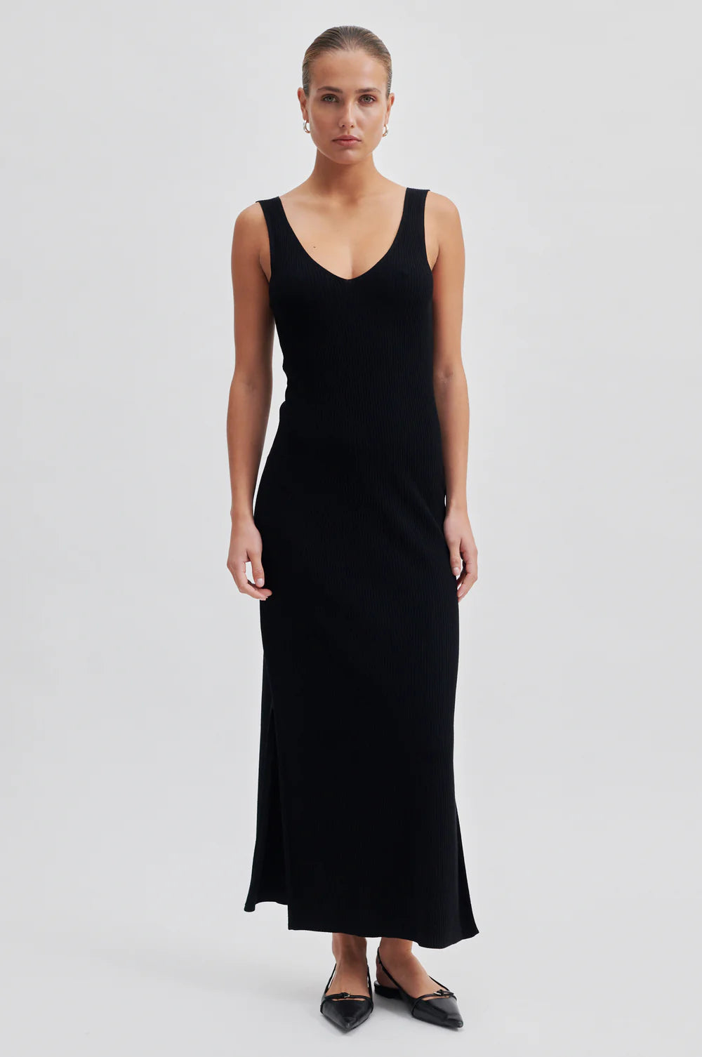 Como Knit Long Dress Tunics Versatile functional