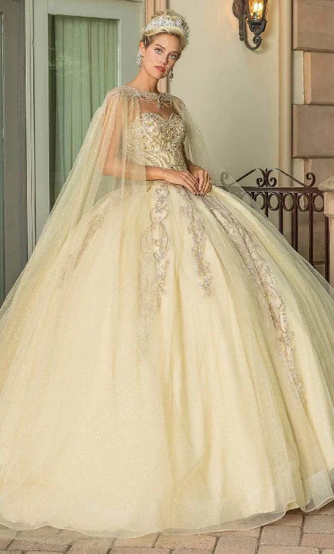 Dancing Queen 1672 - Ballgown with Cape Tunics Sophisticated sleek