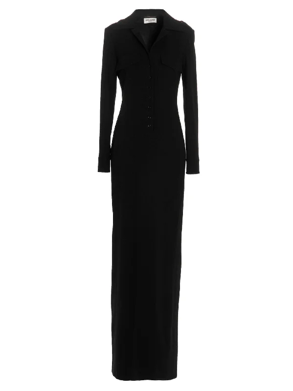 Double Sablè Long Dress Tunics Stylish elegant