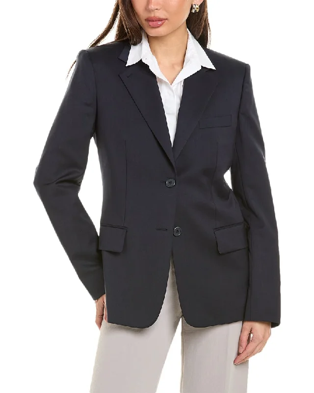 Helmut Lang Classic Wool Blazer Women's Print Jacket