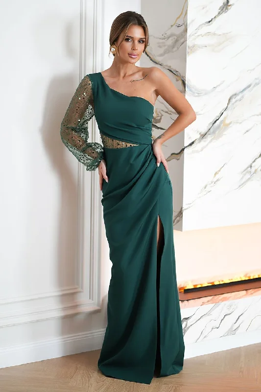 Long dress Bicotone Shift Classic Vintage