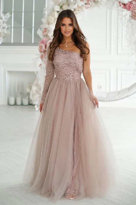 Long dress Bicotone Tunics Prom sequined