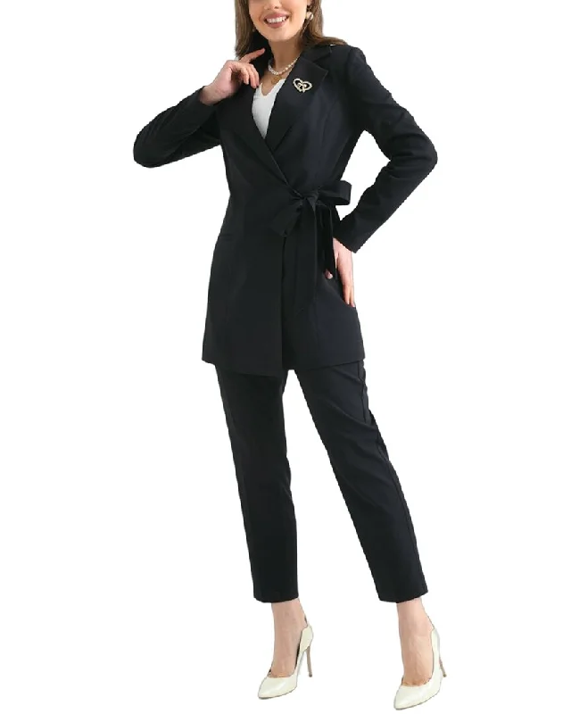 Nodilife 2pc Blazer & Pant Set Women's Unique Blazer