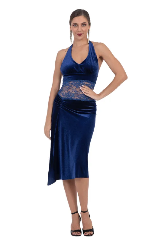 Electric blue velvet
