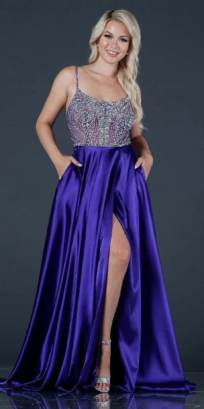 Aspeed L2404 Beaded Long Dress Cut-Out Back with Pockets Tunics Designer luxury