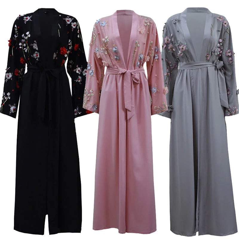 UAE Abaya Dubai Kaftan Arab Islam Women Long Floral Muslim Kimono Cardigan Hijab Dress Turkish Elbise Mubarak Islamic Clothing Hooded Cardigan Collared Cardigan Shawl Collar UAE Abaya Dubai Kaftan Arab Islam Women Long Floral Muslim Kimono Cardigan Hijab Dress Turkish Elbise Mubarak Islamic Clothing Hooded Cardigan Collared Cardigan Shawl Collar