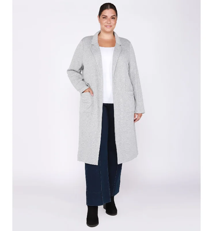 Black Tape Trendy Plus Size Long Sleeve Blazer Cardigan Wool Fabric Cashmere Fabric Tweed Fabric