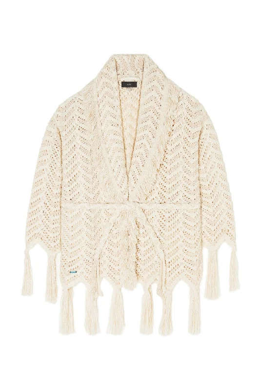 Natural Chevron Cardigan Long Cardigan Short Cardigan Medium Cardigan