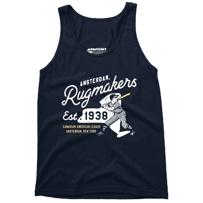 Amsterdam Rugmakers - New York - Vintage Defunct Baseball Teams - Unisex Tank Top cozy tank top