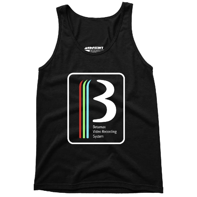 Betamax - Unisex Tank Top athletic tank top