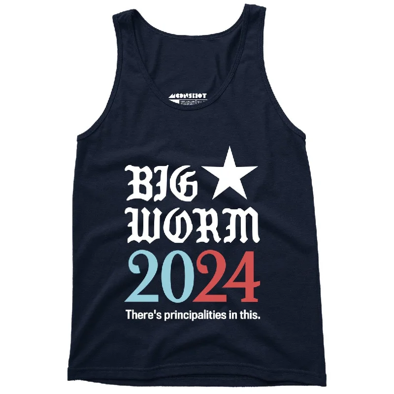 Big Worm 2024 - Unisex Tank Top v-neck tank top