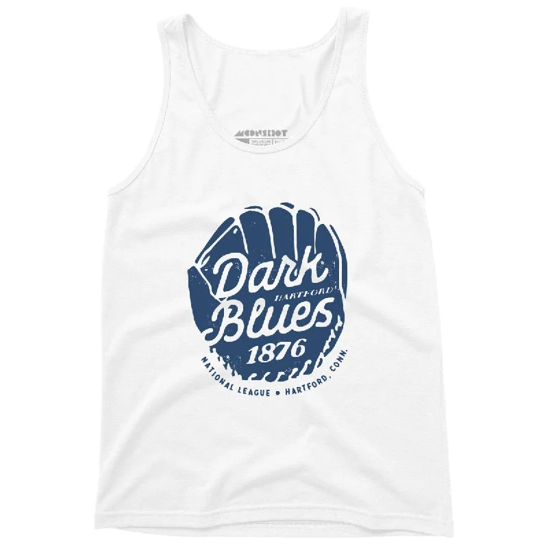 Hartford Dark Blues - Connecticut - Vintage Defunct Baseball Teams - Unisex Tank Top flexible tank top