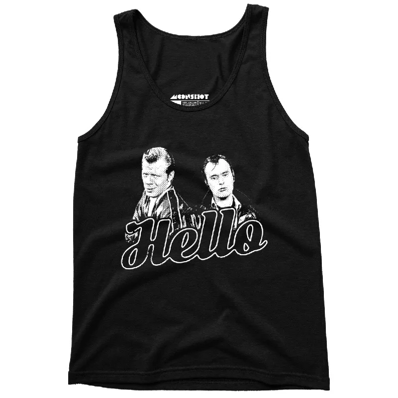 Hello Lenny and Squiggy - Unisex Tank Top cropped tank top
