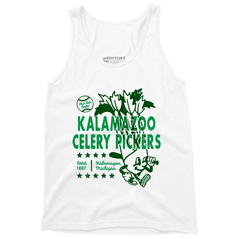 Kalamazoo Celery Pickers - Michigan - Vintage Defunct Baseball Teams - Unisex Tank Top black tank top