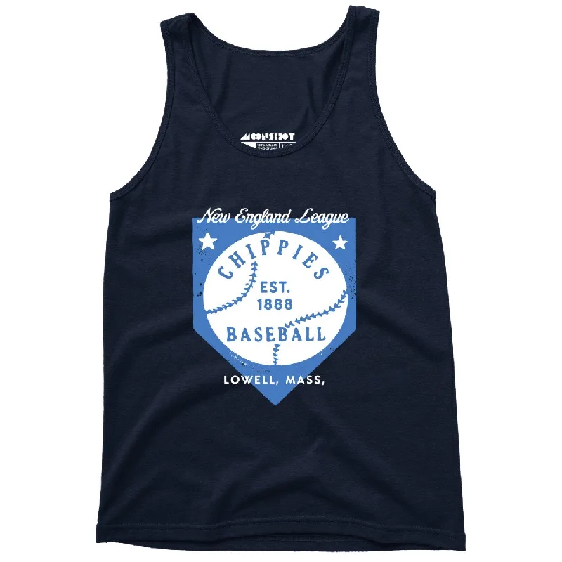 Lowell Chippies - Massachusetts - Vintage Defunct Baseball Teams - Unisex Tank Top relaxed fit tank