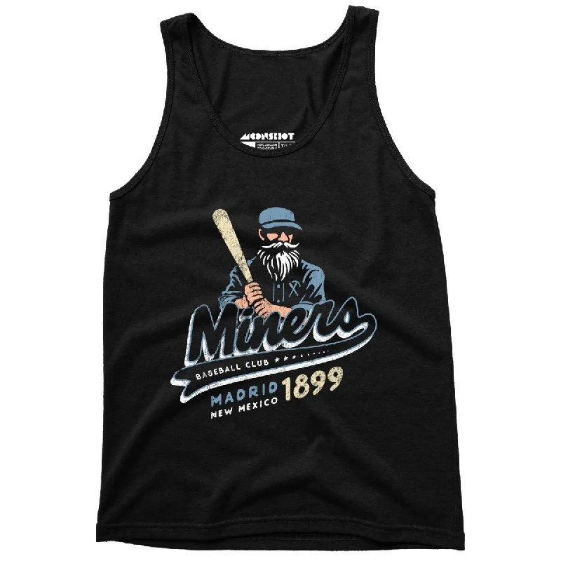 Madrid Miners - New Mexico - Vintage Defunct Baseball Teams - Unisex Tank Top boho tank top