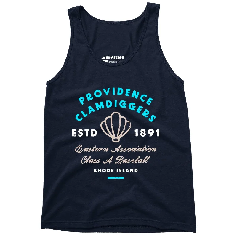 Providence Clamdiggers - Rhode Island - Vintage Defunct Baseball Teams - Unisex Tank Top rhinestone tank top