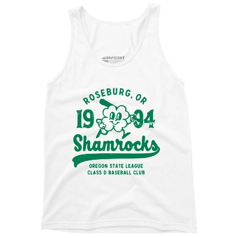 Roseburg Shamrocks - Oregon - Vintage Defunct Baseball Teams - Unisex Tank Top silver tank top