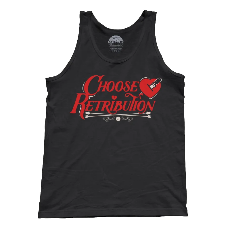 Unisex Choose Retribution Tank Top cherry red tank