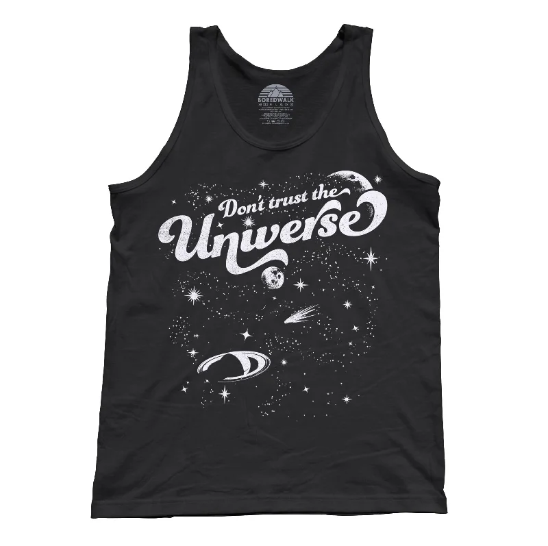 Unisex Don't Trust the Universe Tank Top floral tank top
