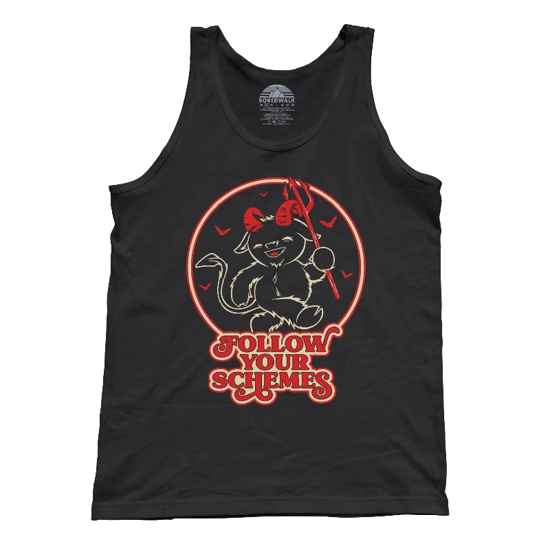 Unisex Follow Your Schemes Tank Top white tank top