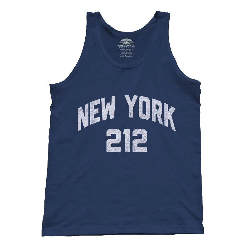 Unisex New York City 212 Area Code Tank Top turquoise tank top