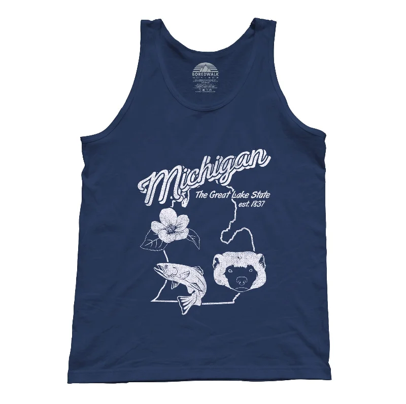 Unisex Vintage Michigan State Tank Top graphic tank top